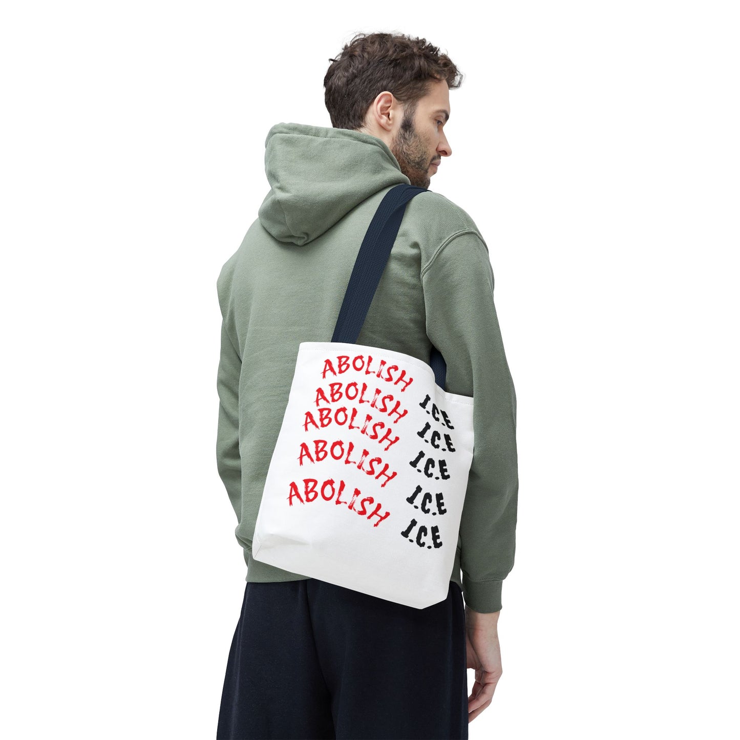 Empowering Tote Bag: 'No Human Is Illegal' & 'Abolish I.C.E'