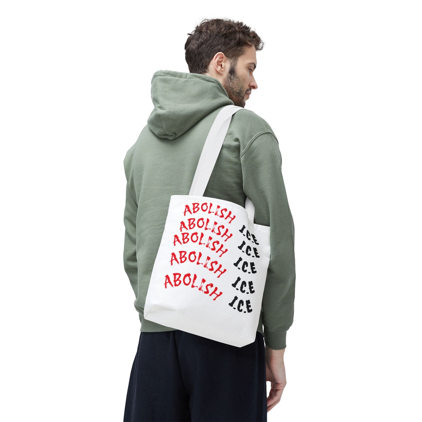 Empowering Tote Bag: 'No Human Is Illegal' & 'Abolish I.C.E'