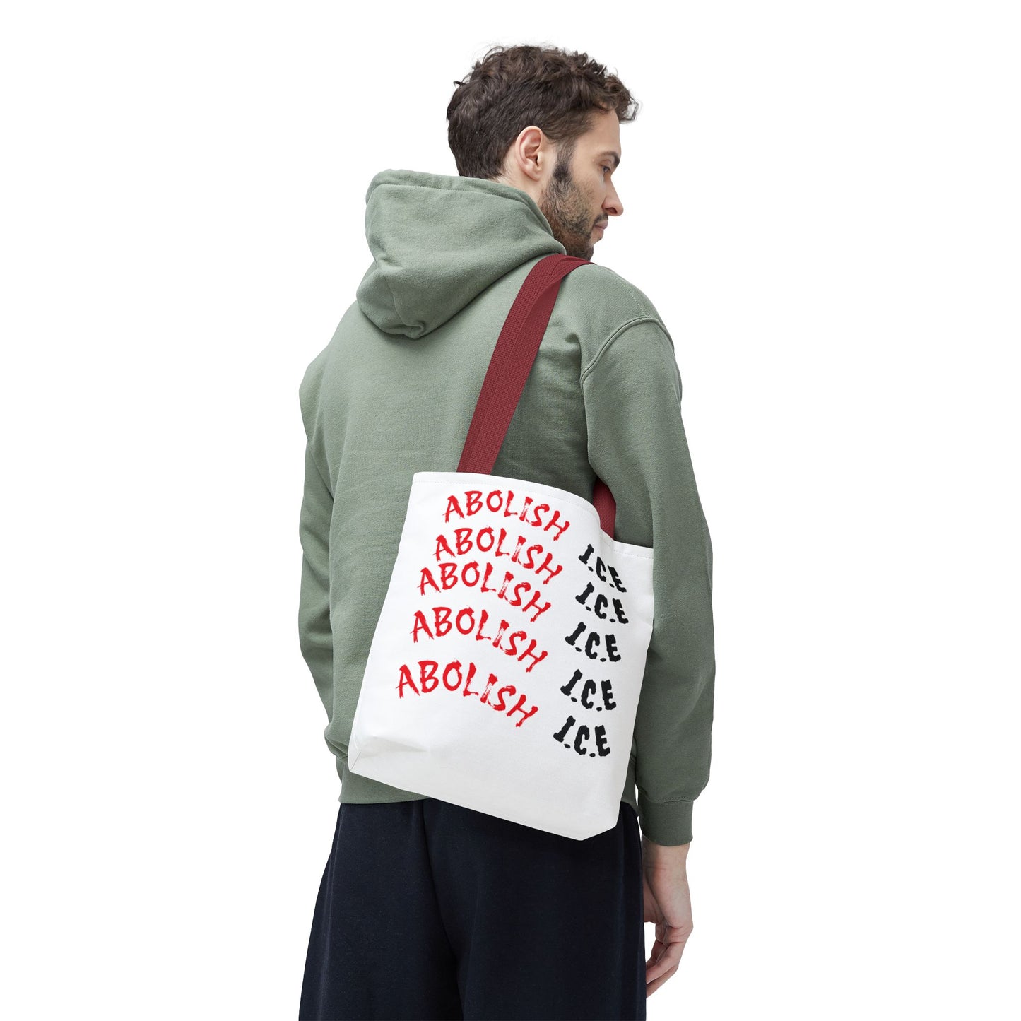 Empowering Tote Bag: 'No Human Is Illegal' & 'Abolish I.C.E'