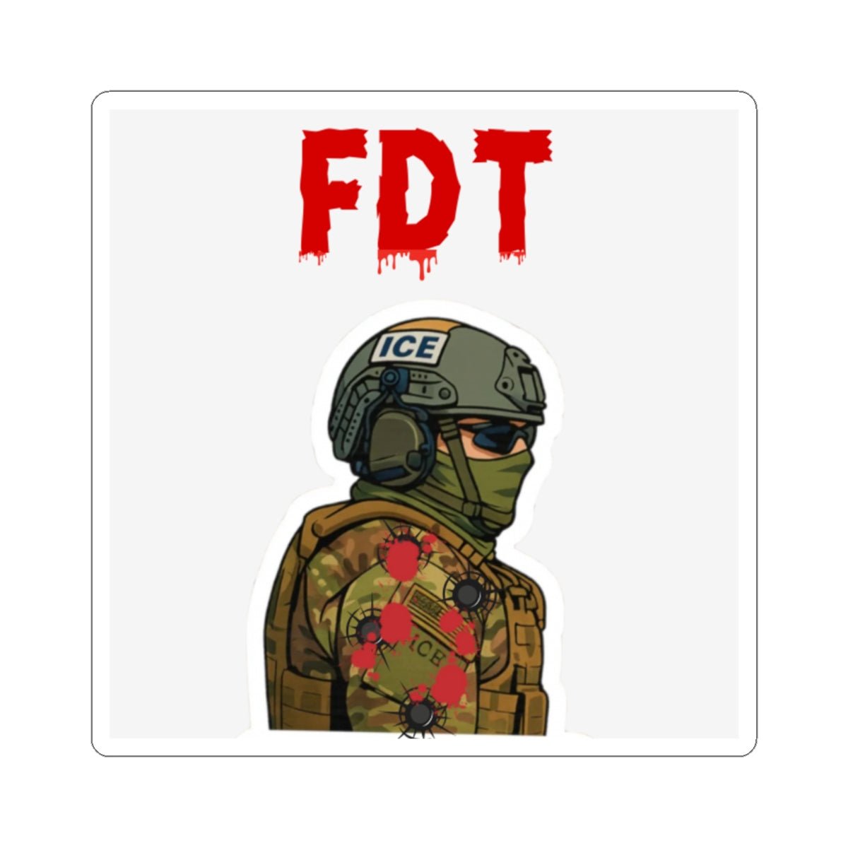 F**K DONALD TRUMP STICKER