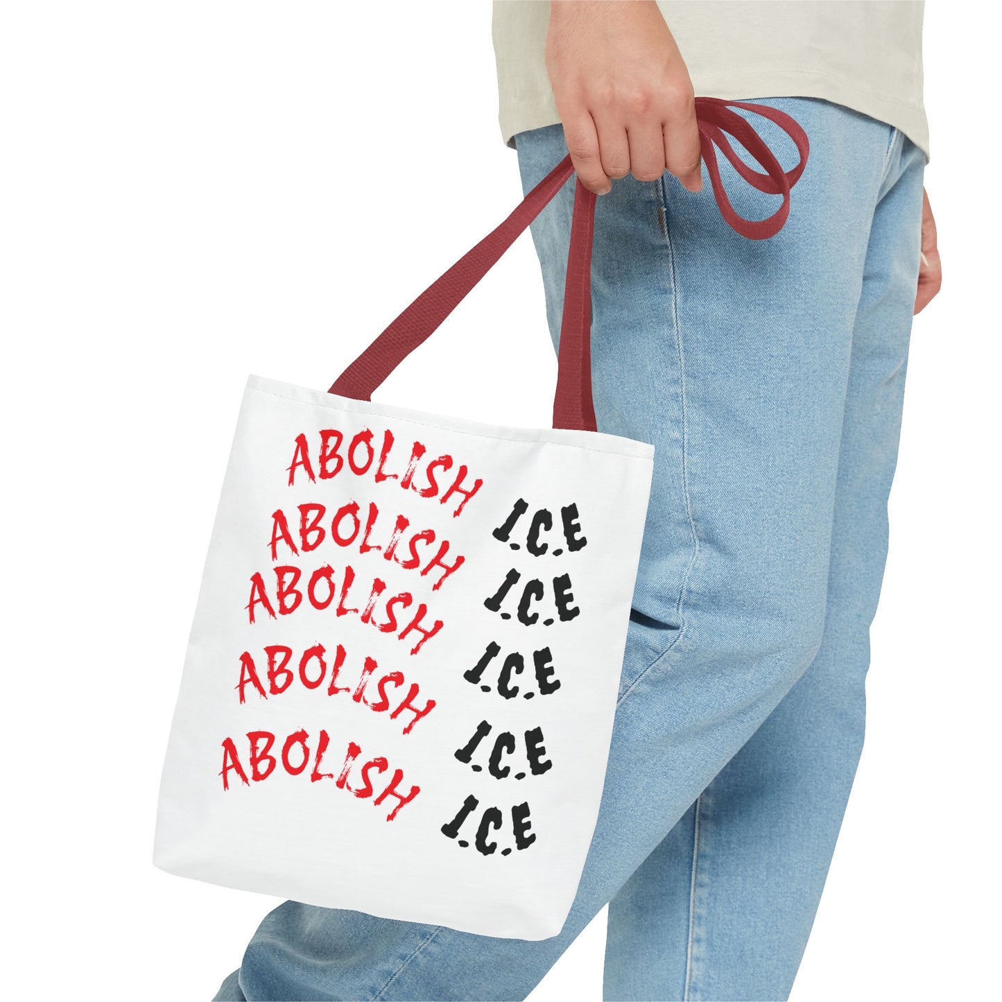 Empowering Tote Bag: 'No Human Is Illegal' & 'Abolish I.C.E'